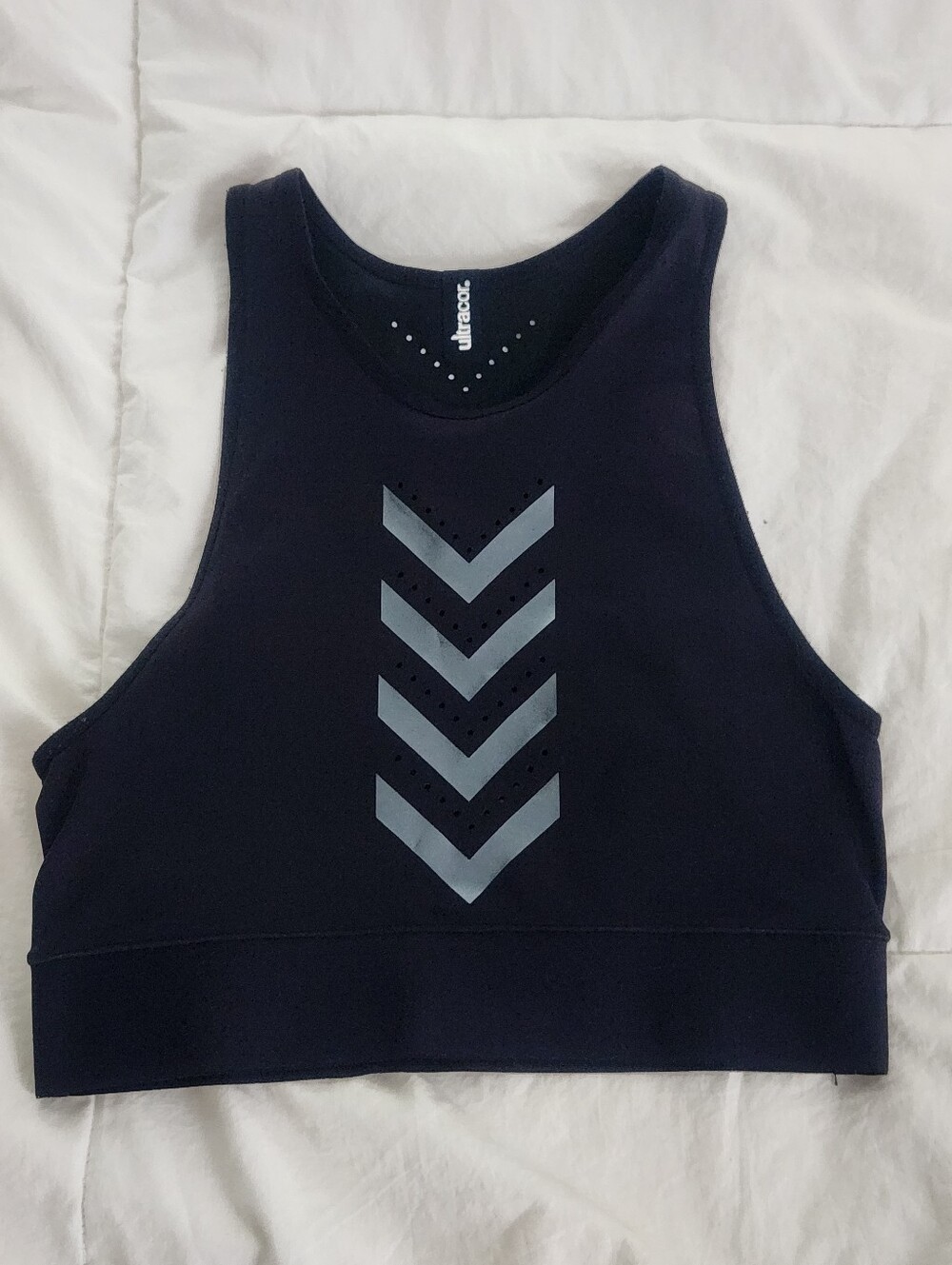Ultracor Crop Top Black Size Medium